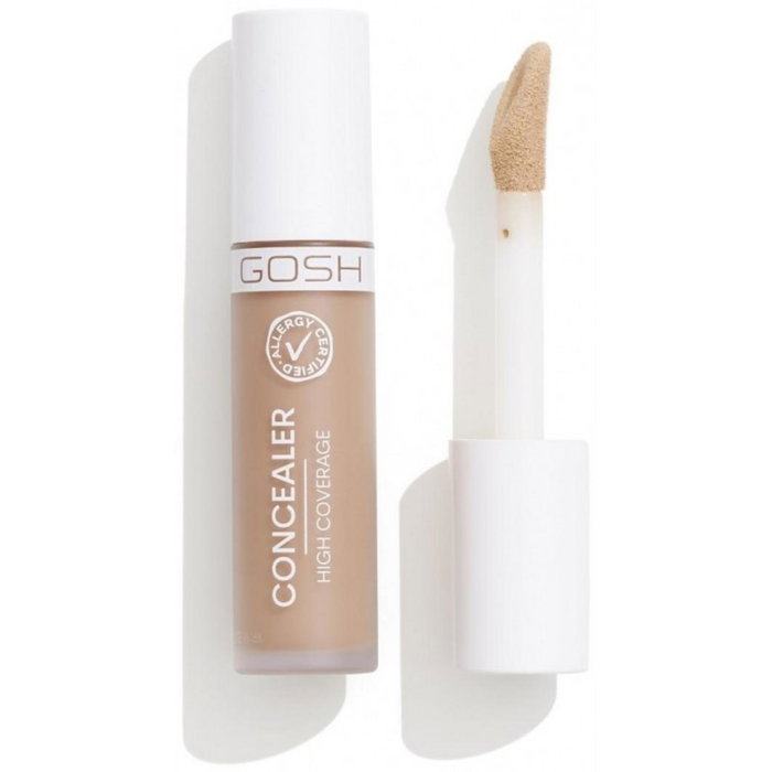 GOSH Anticernes Liquide - Haute Couverture - Teinte 005 Fauve - 6 ml - Maquillage Végan Pour Visage GOSH Anticernes Liquide - Haute Couverture - Teinte 005 Fauve - 6 ml - Maquillage Végan Pour Visage